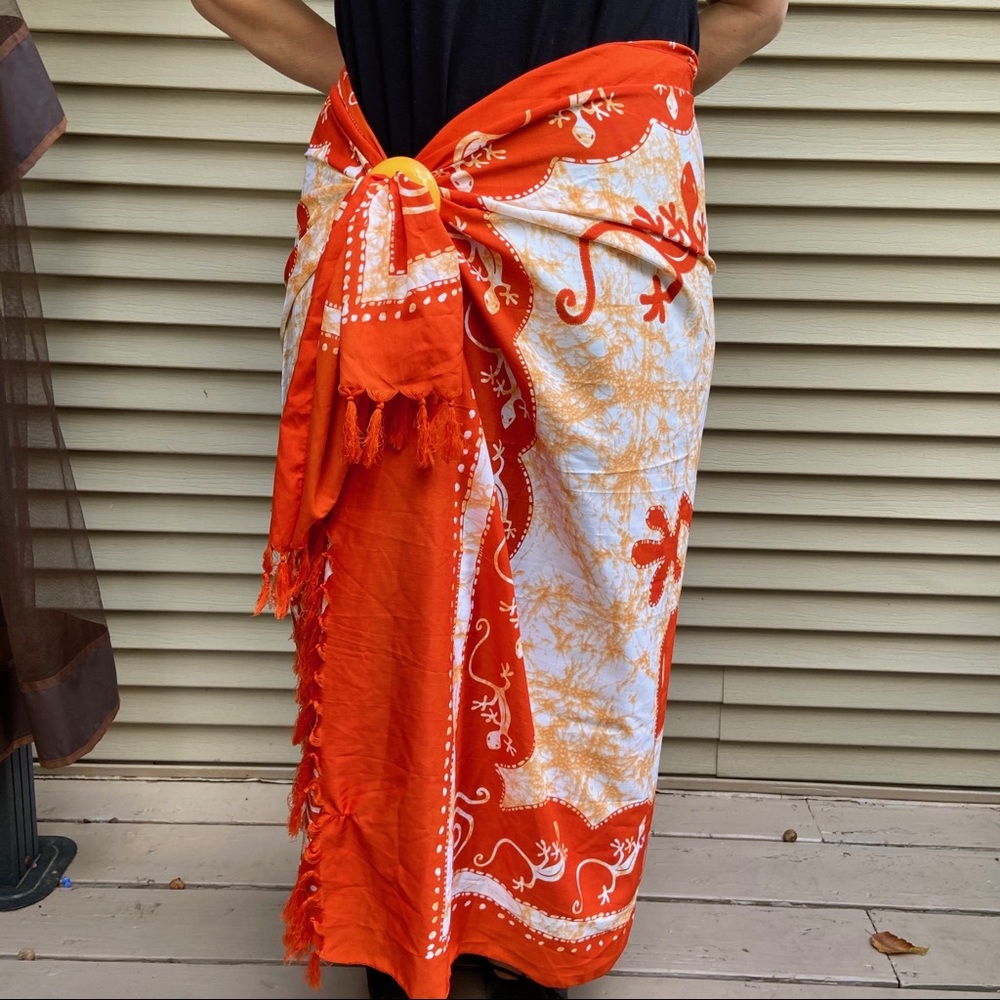 EUC Rima Beachworld scarf shawl beach coverup